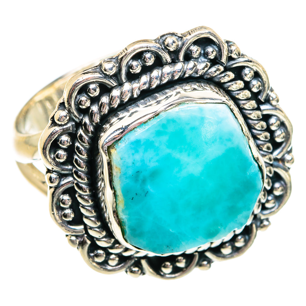 Larimar Rings handcrafted by Ana Silver Co - RING81048