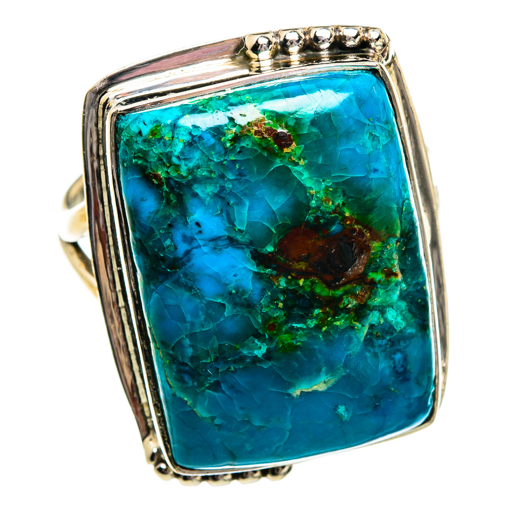 Chrysocolla Rings handcrafted by Ana Silver Co - RING81110