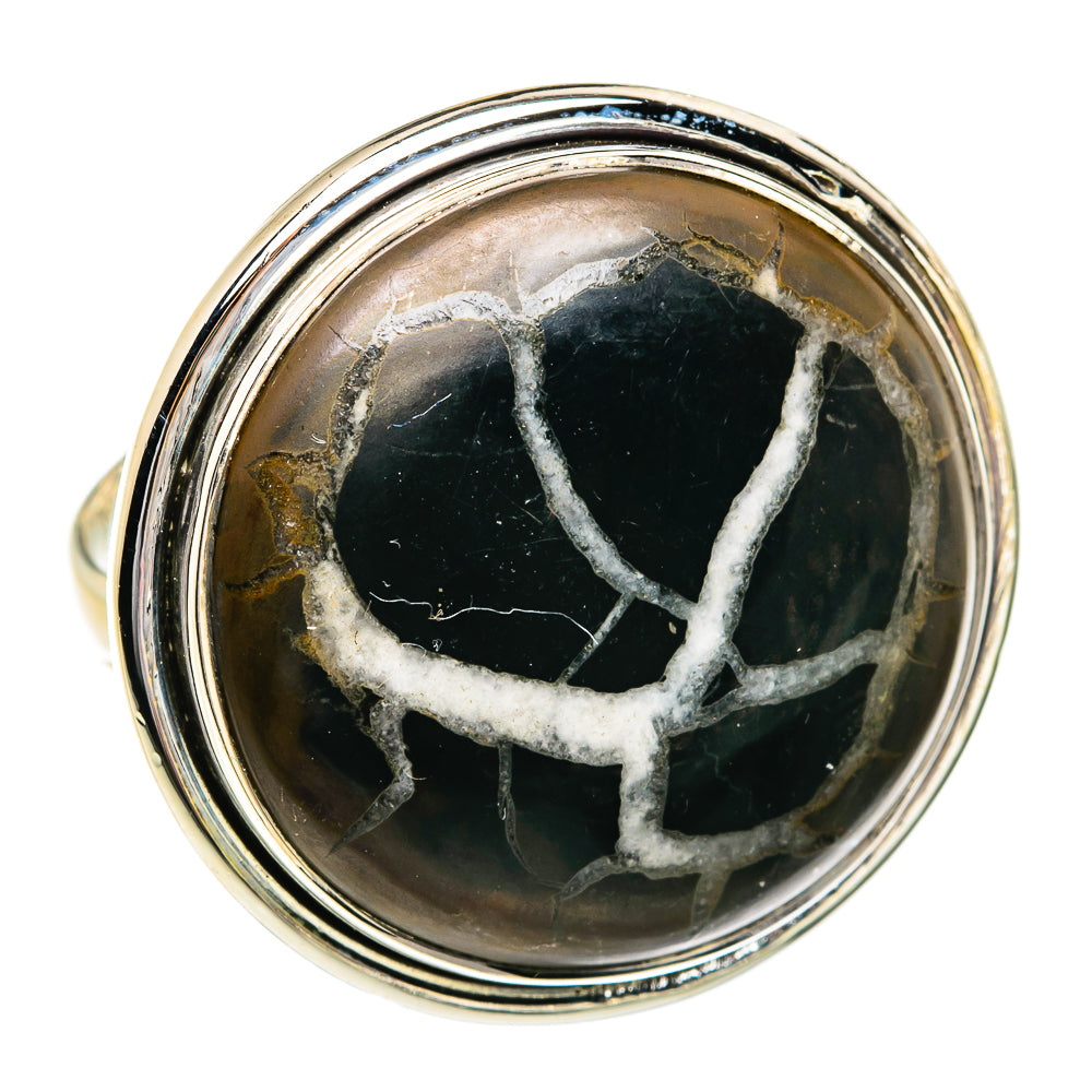 Septarian Geode Rings handcrafted by Ana Silver Co - RING81122