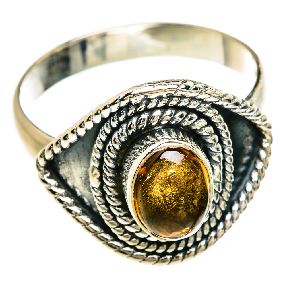 Citrine Rings handcrafted by Ana Silver Co - RING81254
