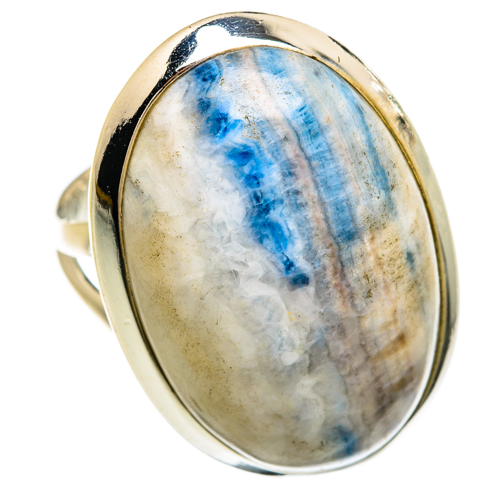 Blue Scheelite Rings handcrafted by Ana Silver Co - RING81339