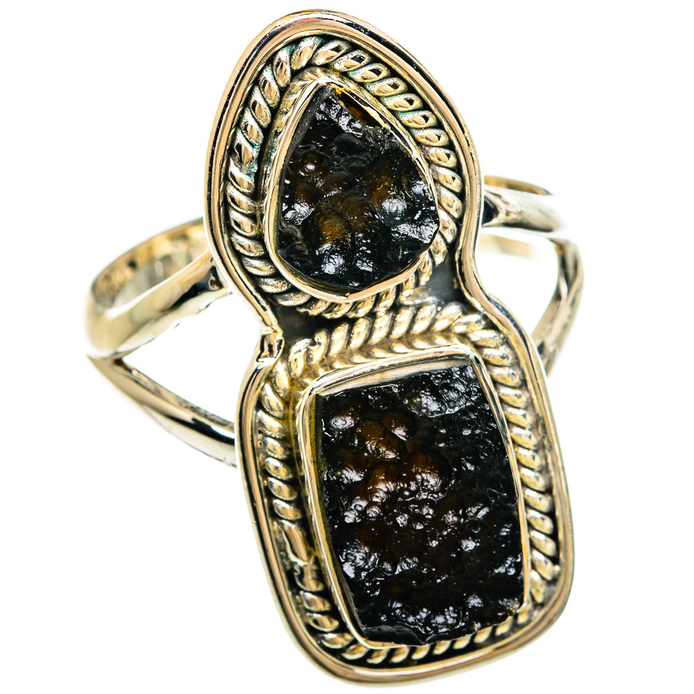 Tektite Rings handcrafted by Ana Silver Co - RING81359