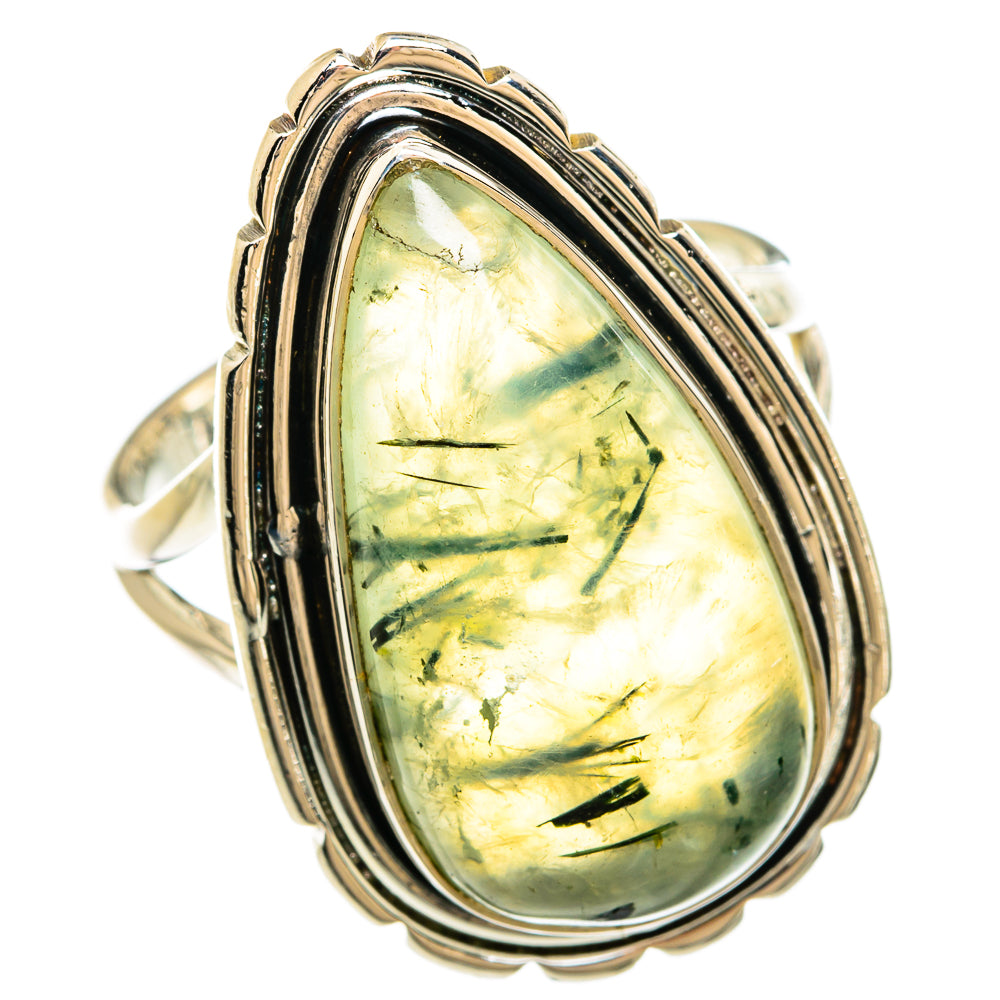 Prehnite Rings handcrafted by Ana Silver Co - RING81410
