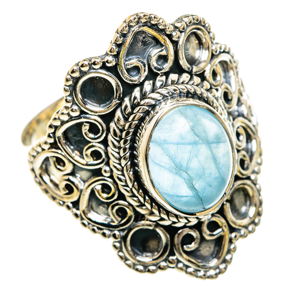 Aquamarine Rings handcrafted by Ana Silver Co - RING81507