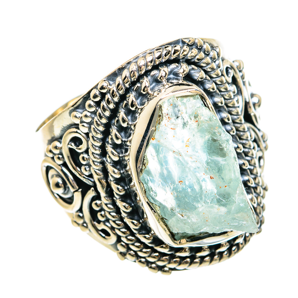 Aquamarine Rings handcrafted by Ana Silver Co - RING81543