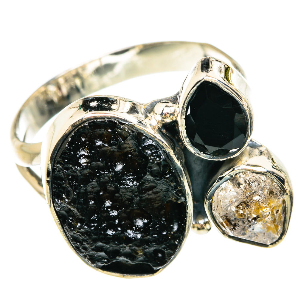 Tektite Rings handcrafted by Ana Silver Co - RING81596
