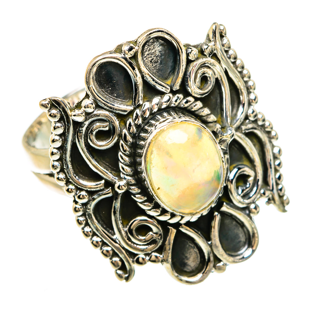 Ethiopian Opal Rings handcrafted by Ana Silver Co - RING81600