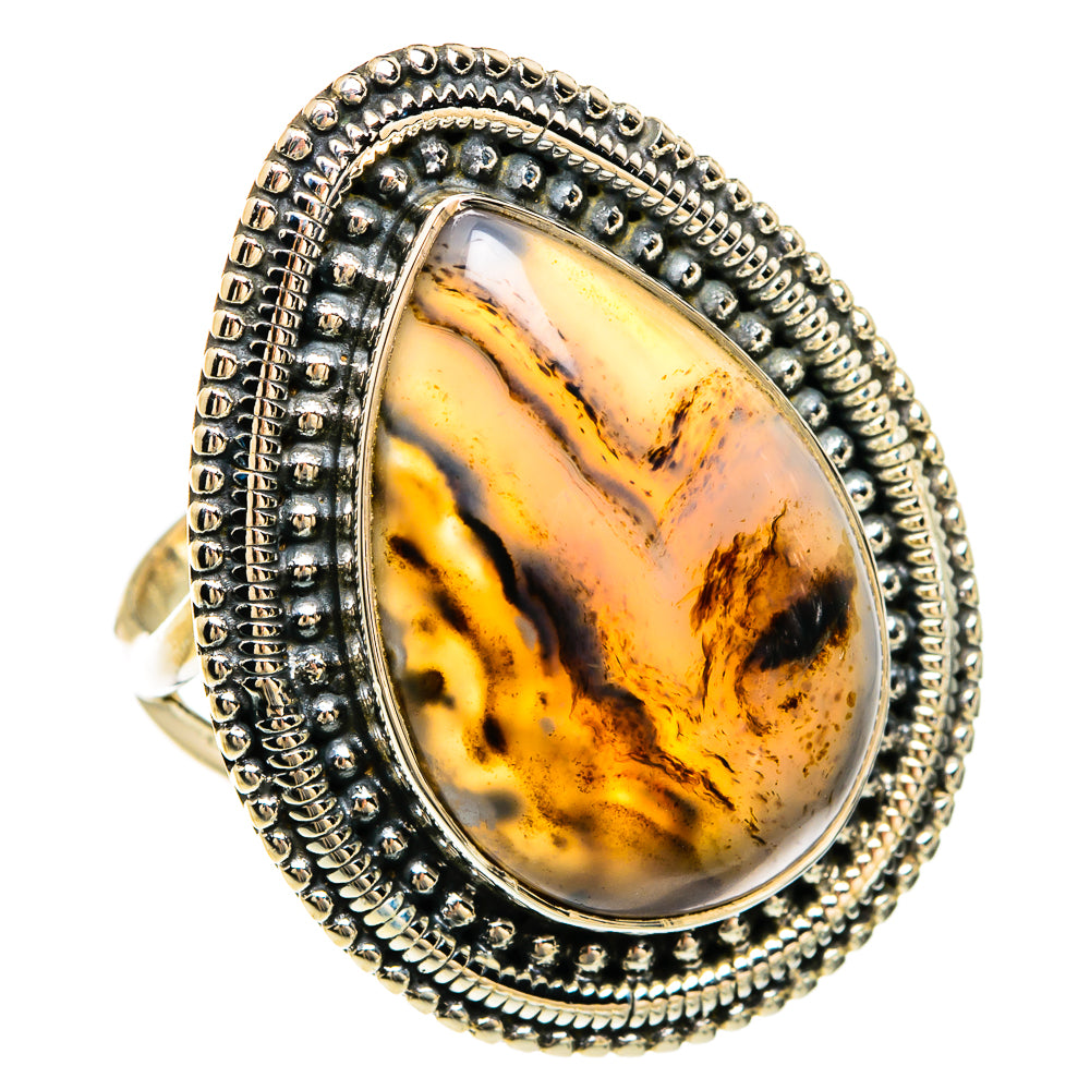 Montana Agate Rings handcrafted by Ana Silver Co - RING81710