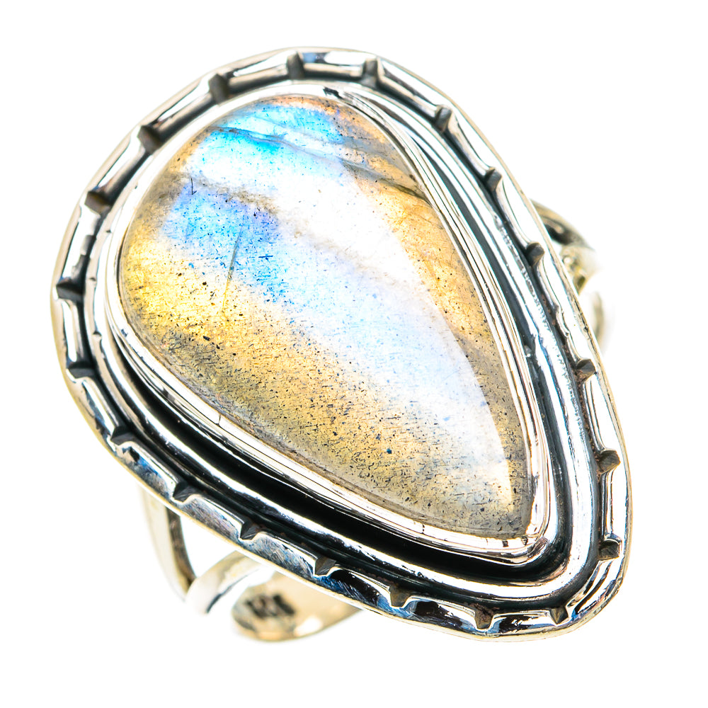 Labradorite Rings handcrafted by Ana Silver Co - RING81737