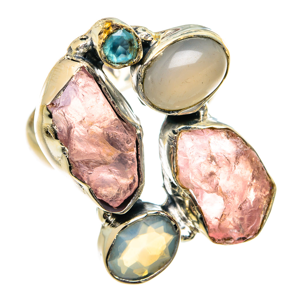 Rose Quartz Rings handcrafted by Ana Silver Co - RING81788