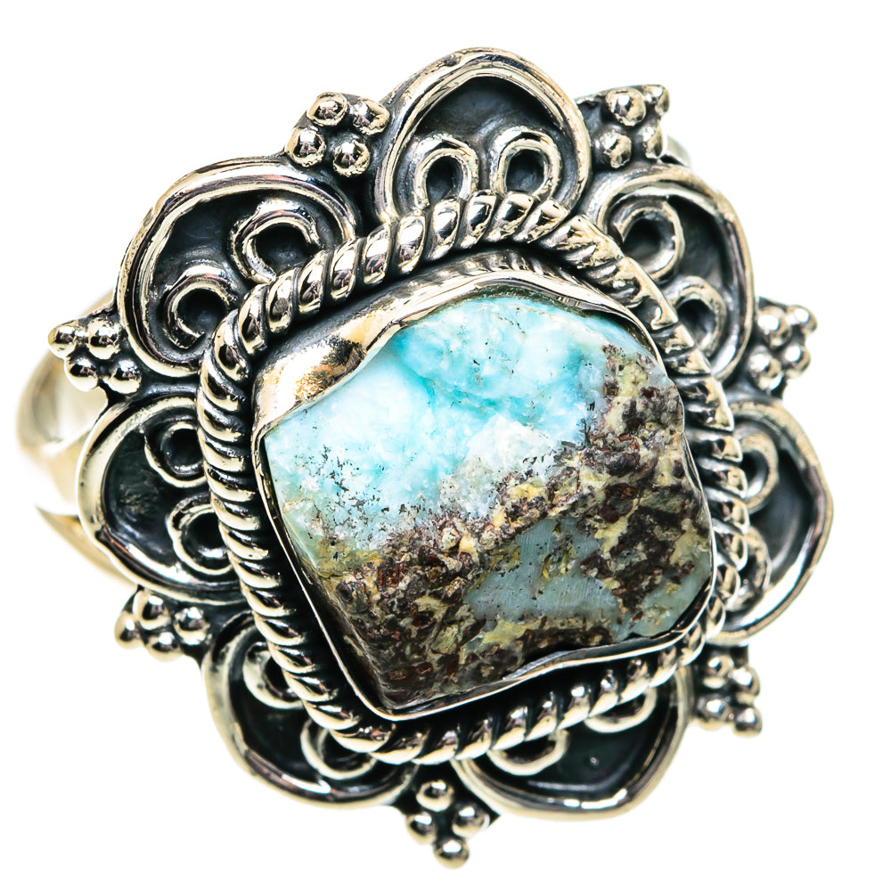 Larimar Rings handcrafted by Ana Silver Co - RING81841