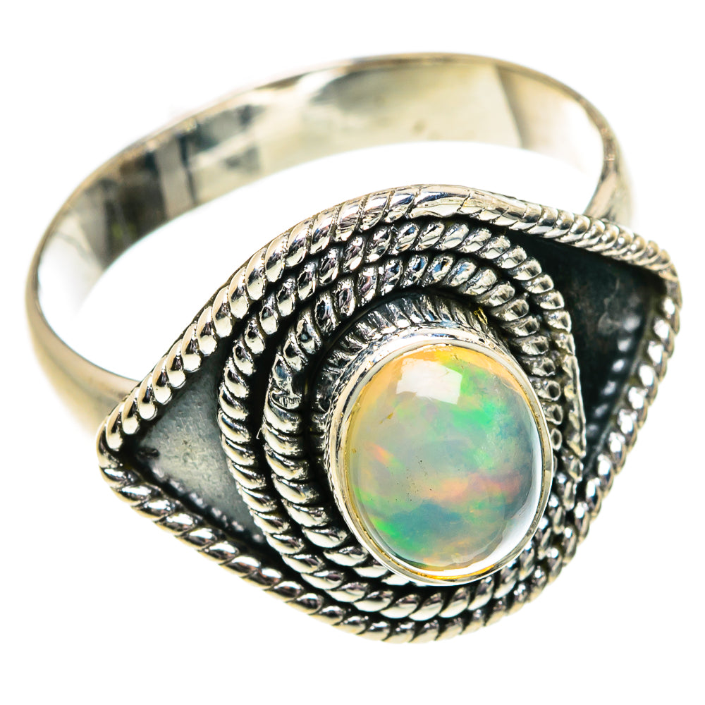 Ethiopian Opal Rings handcrafted by Ana Silver Co - RING81876