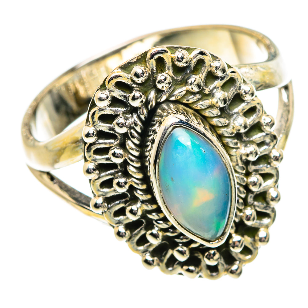 Ethiopian Opal Rings handcrafted by Ana Silver Co - RING81910