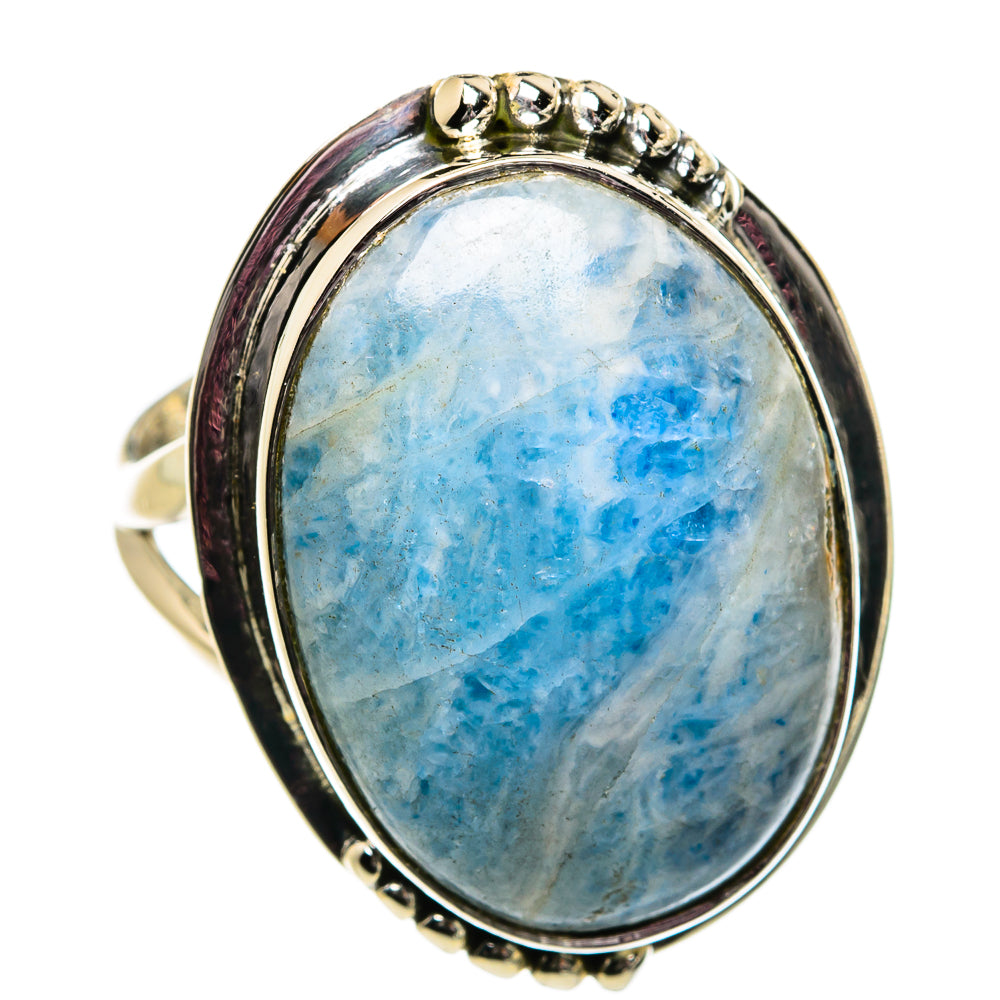 Blue Scheelite Rings handcrafted by Ana Silver Co - RING81919