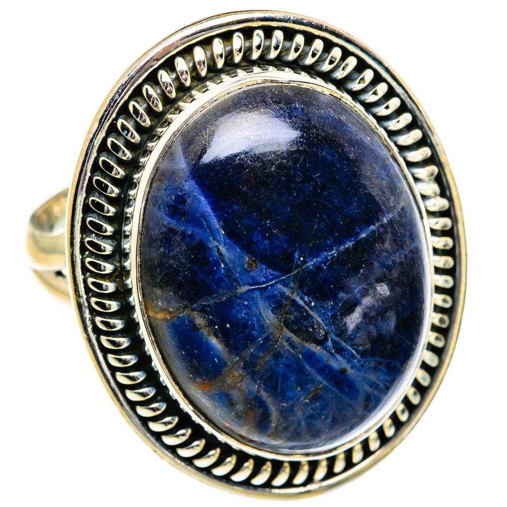 Sodalite Rings handcrafted by Ana Silver Co - RING82055
