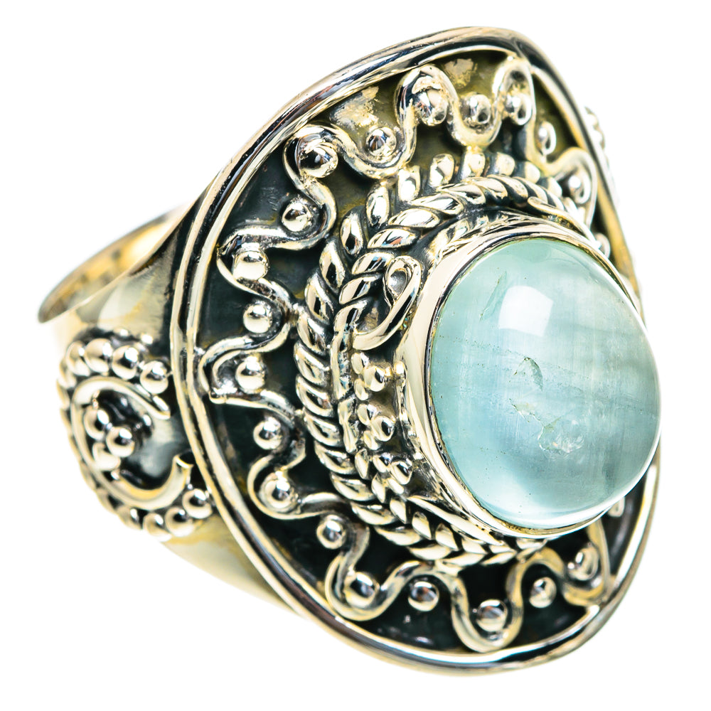 Aquamarine Rings handcrafted by Ana Silver Co - RING82114