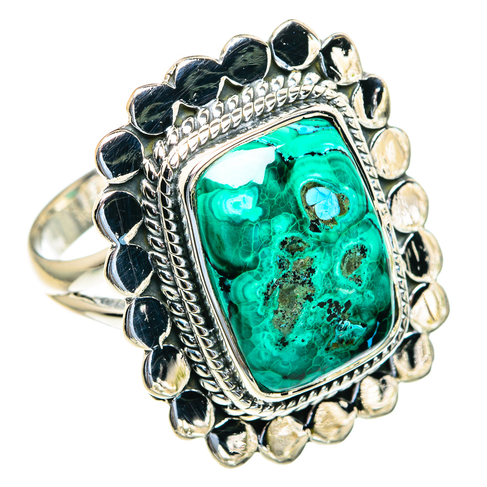Chrysocolla Rings handcrafted by Ana Silver Co - RING82118