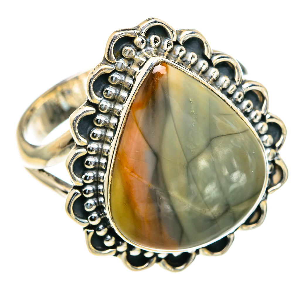 Willow Creek Jasper Rings handcrafted by Ana Silver Co - RING82123