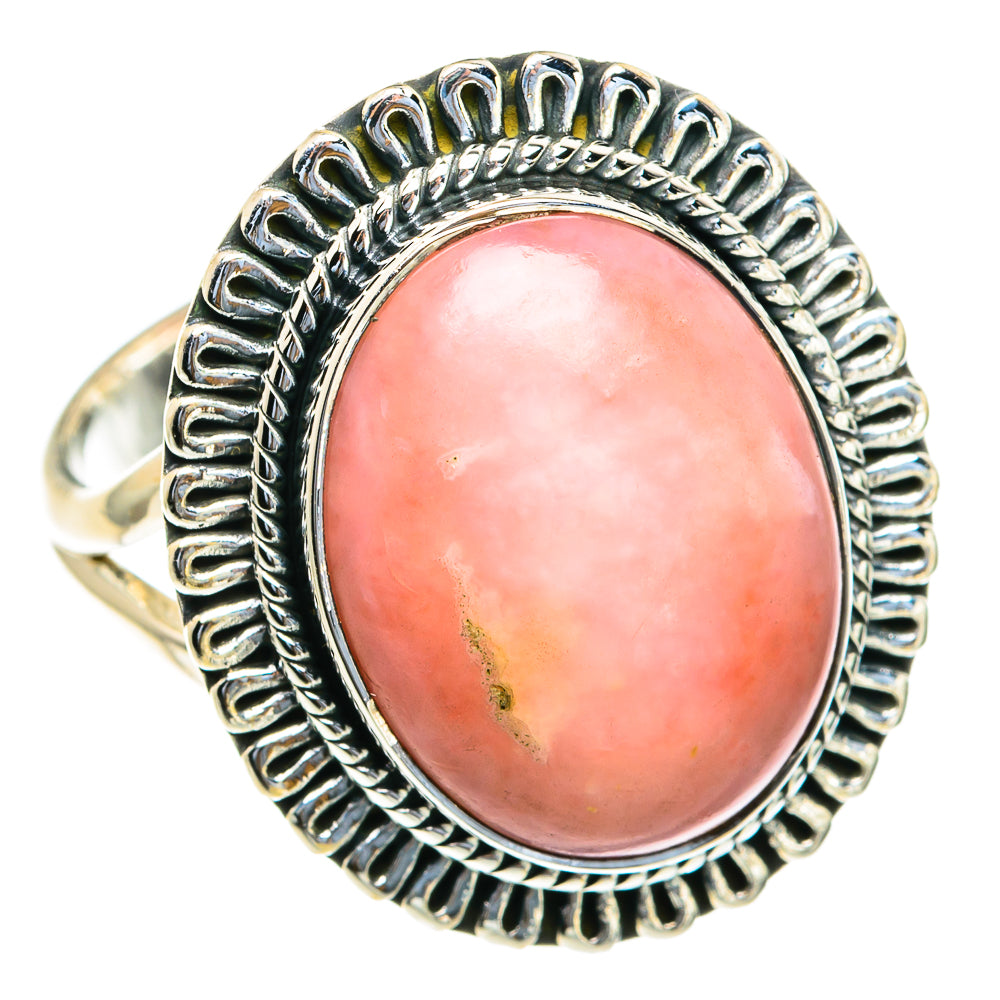 Pink Opal Rings handcrafted by Ana Silver Co - RING82164