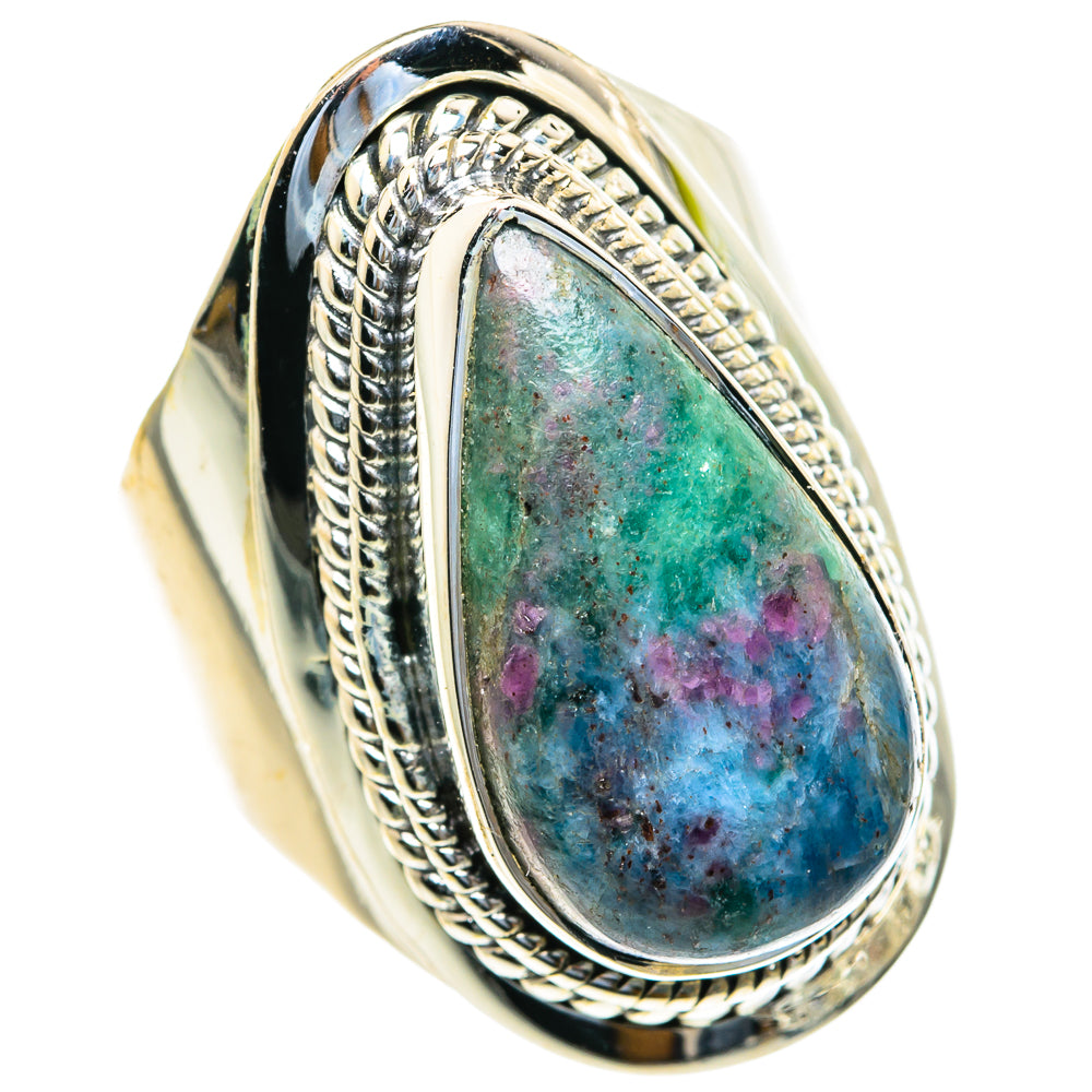 Ruby Fuchsite Rings handcrafted by Ana Silver Co - RING82281