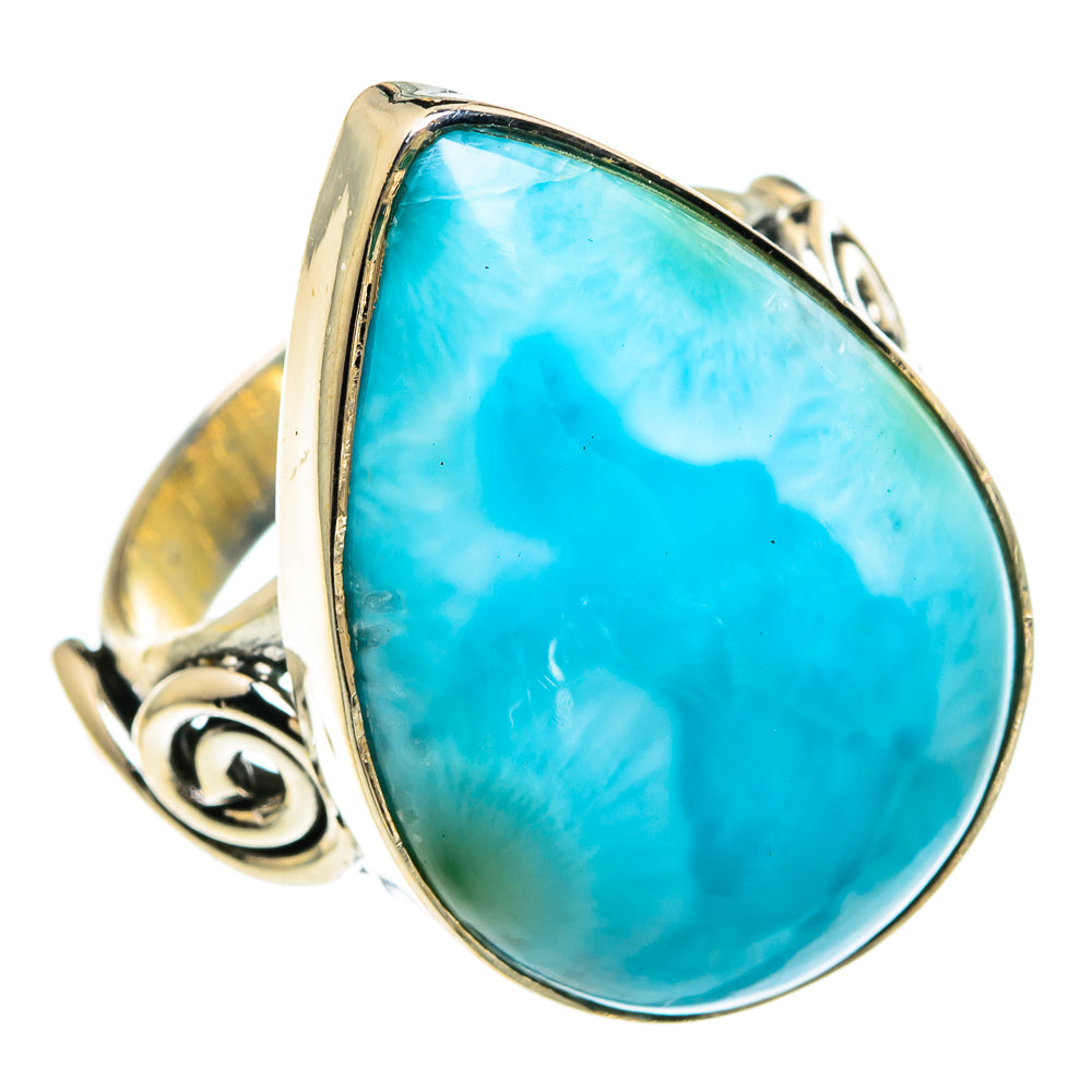 Larimar Rings handcrafted by Ana Silver Co - RING82466