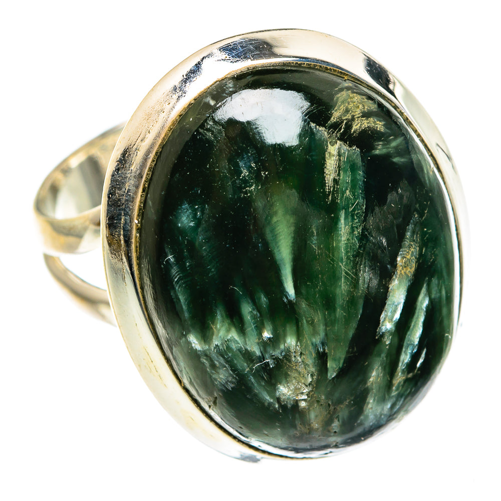 Seraphinite Rings handcrafted by Ana Silver Co - RING82616