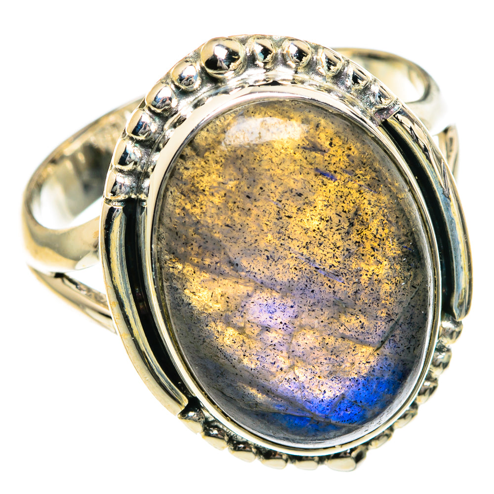Labradorite Rings handcrafted by Ana Silver Co - RING82700