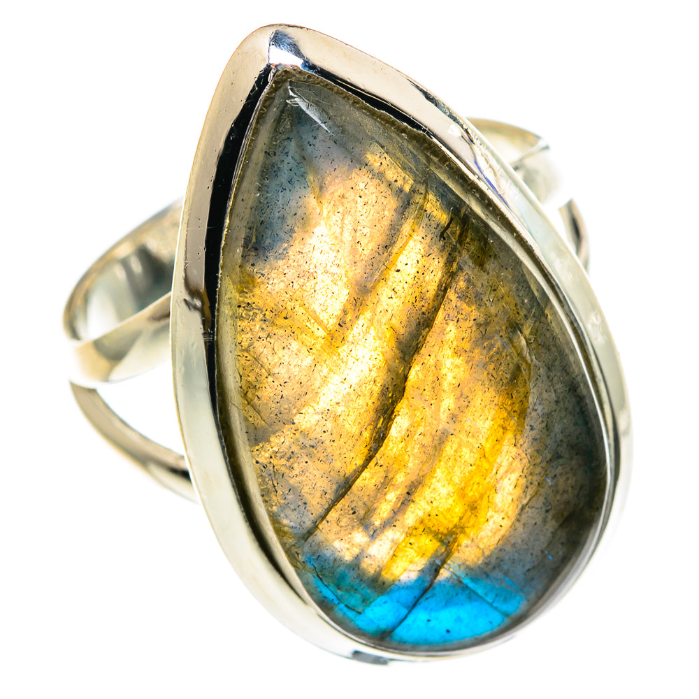 Labradorite Rings handcrafted by Ana Silver Co - RING82704