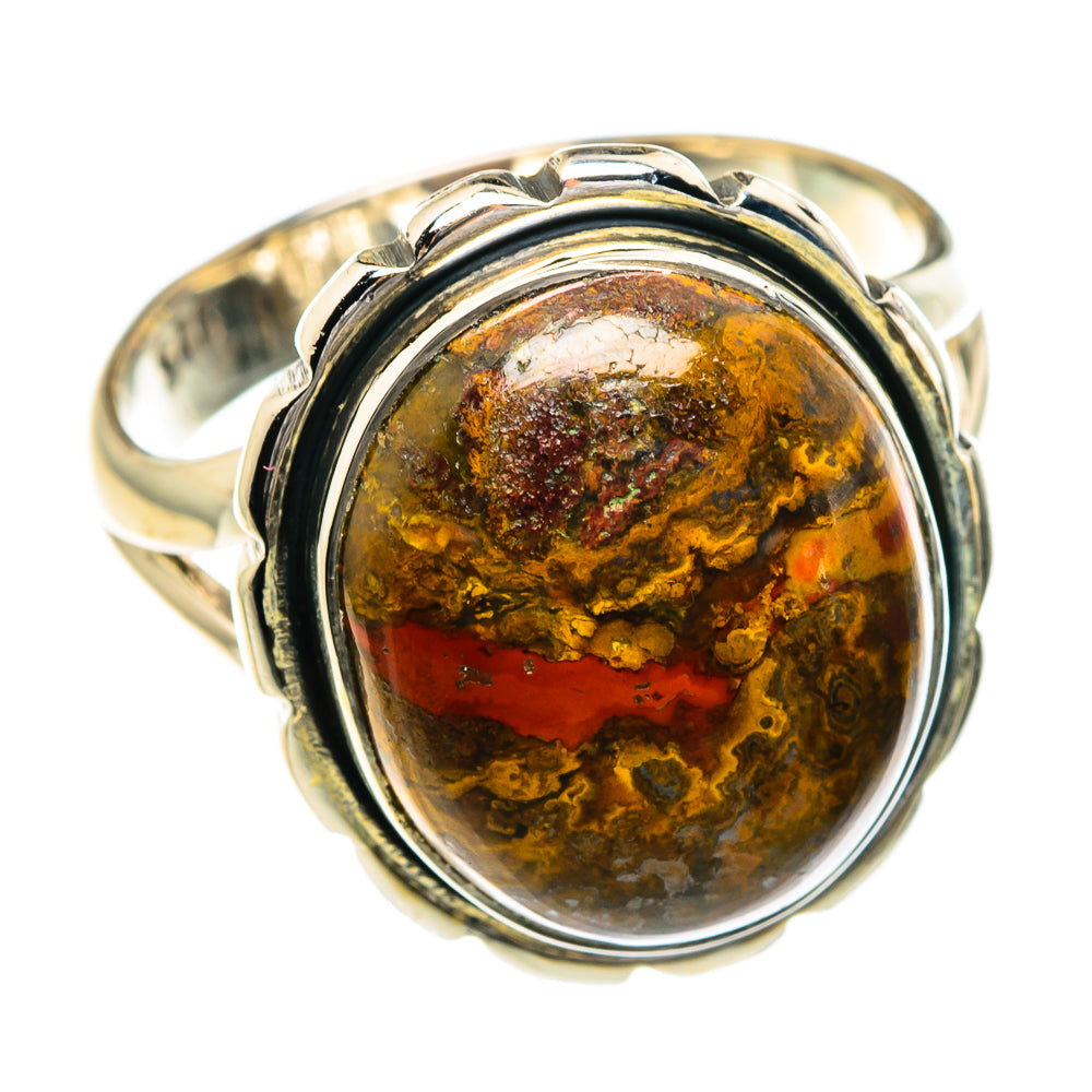 Moroccan Agate Rings handcrafted by Ana Silver Co - RING82713
