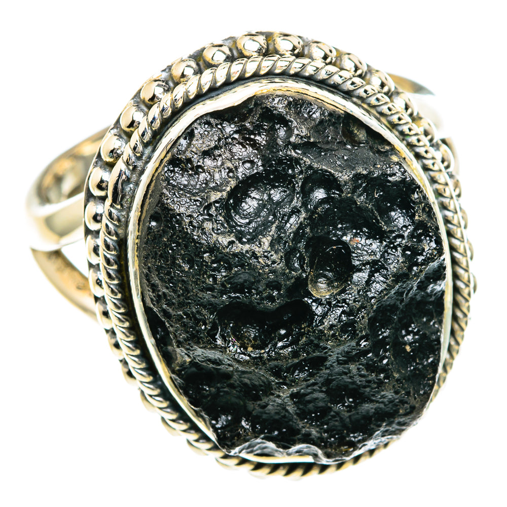 Tektite Rings handcrafted by Ana Silver Co - RING82720