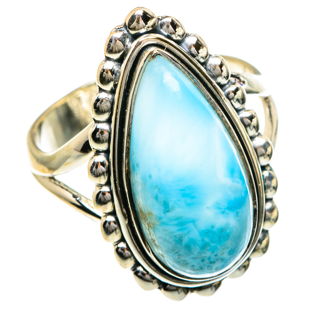 Larimar Rings handcrafted by Ana Silver Co - RING82732