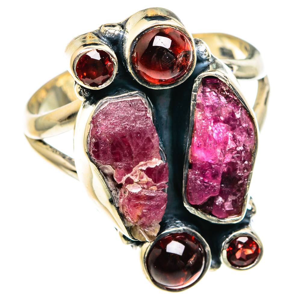 Pink Tourmaline Rings handcrafted by Ana Silver Co - RING82743
