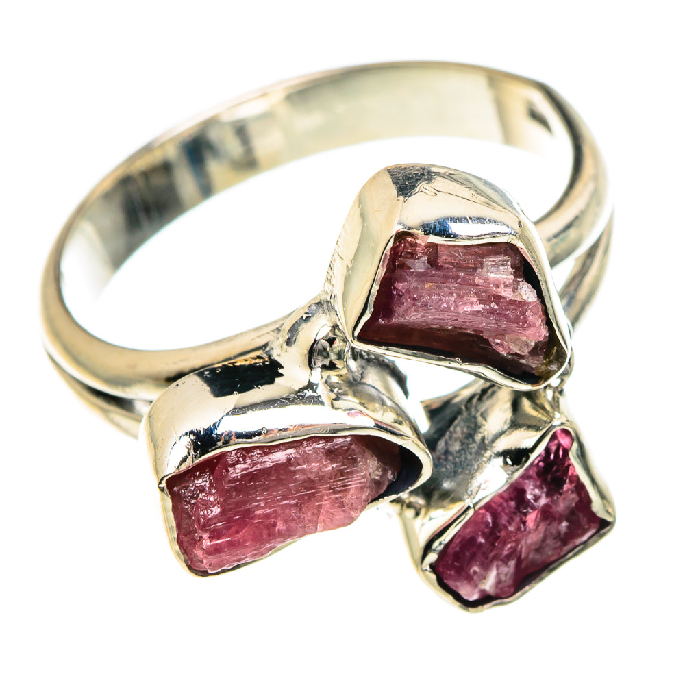 Pink Tourmaline Rings handcrafted by Ana Silver Co - RING82805