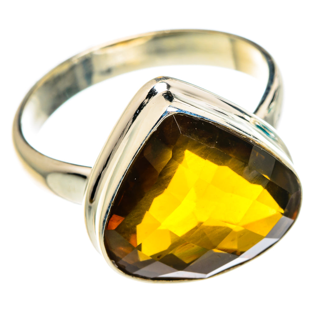 Mandarin Citrine Rings handcrafted by Ana Silver Co - RING82877