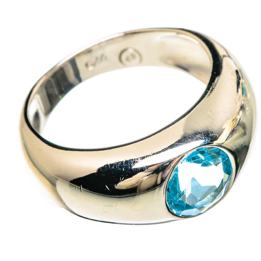 Blue Topaz Rings handcrafted by Ana Silver Co - RING82896