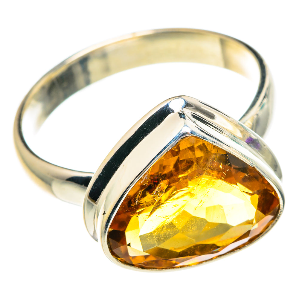 Mandarin Citrine Rings handcrafted by Ana Silver Co - RING82912