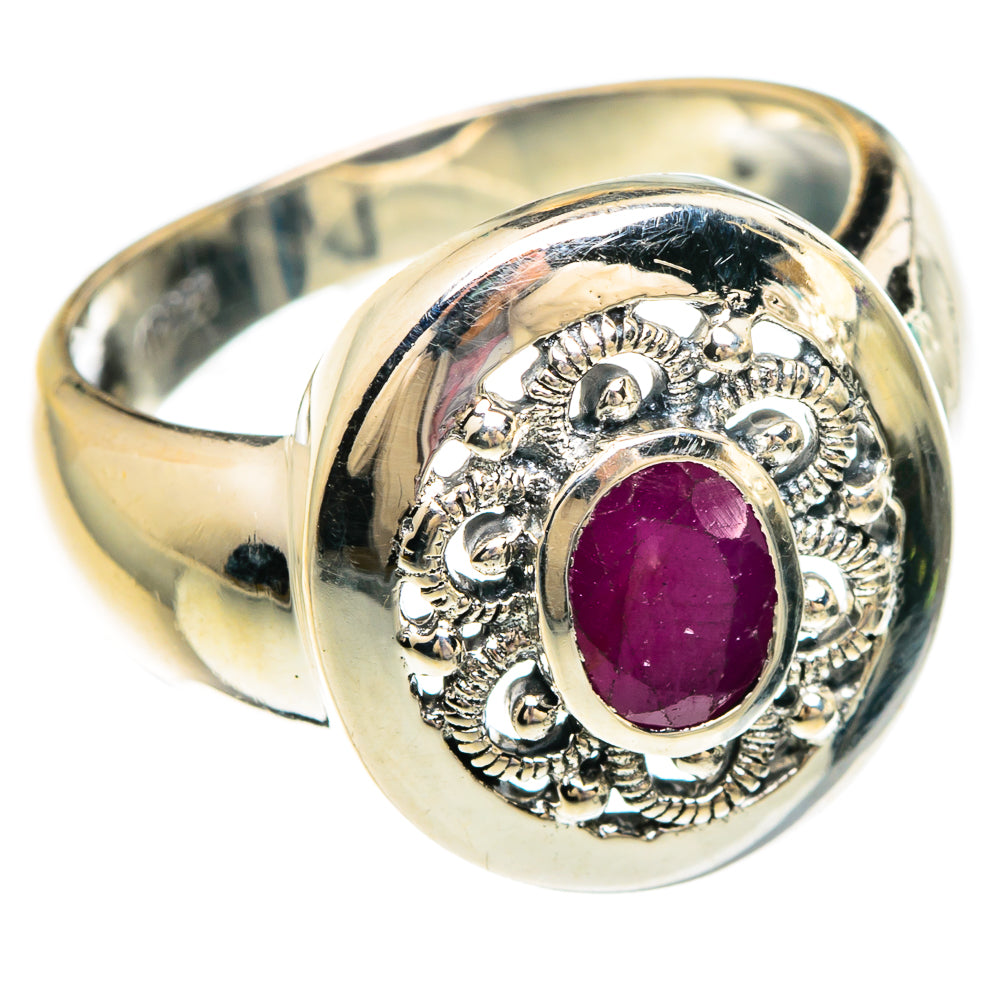 Ruby Rings handcrafted by Ana Silver Co - RING82915