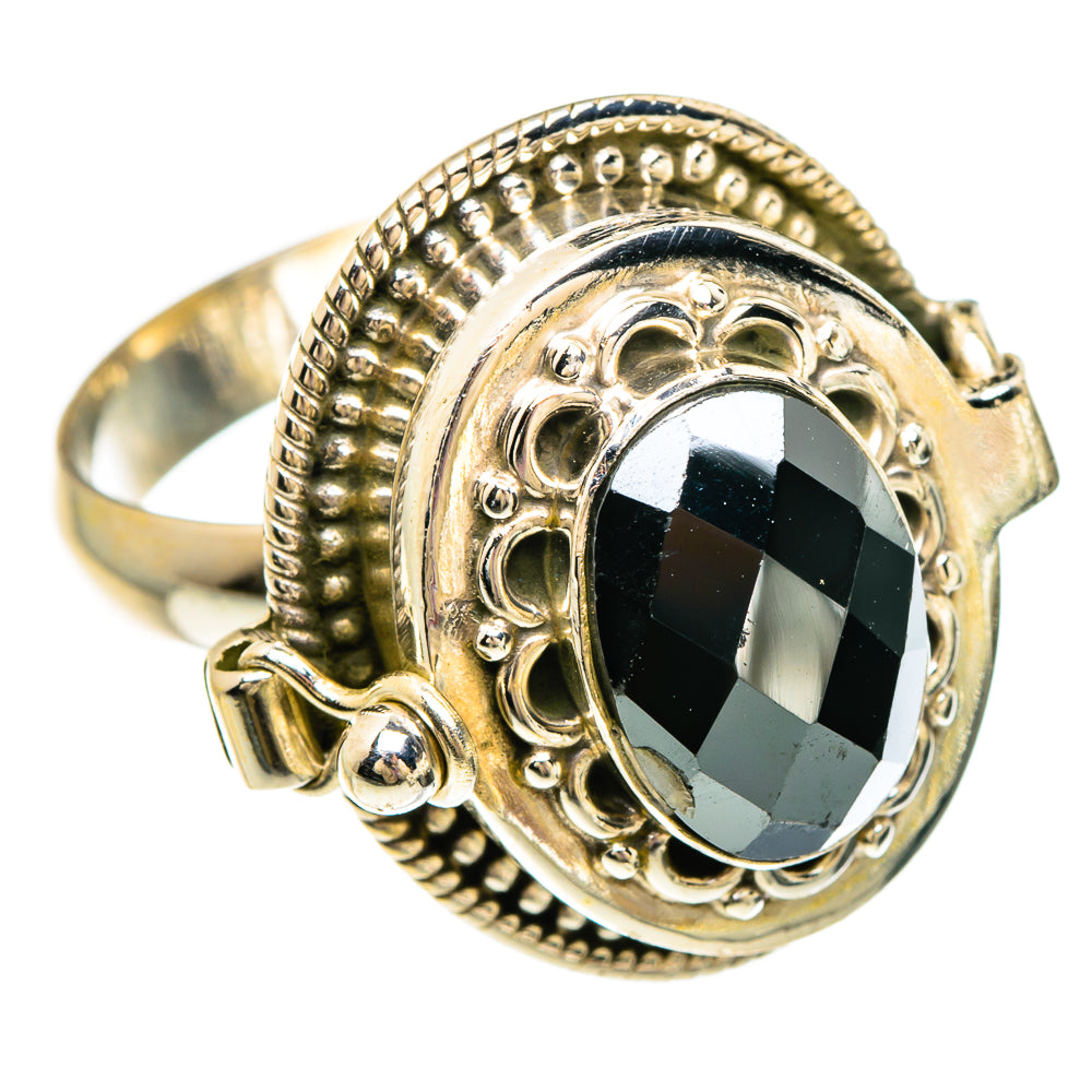 Hematite Rings handcrafted by Ana Silver Co - RING82935