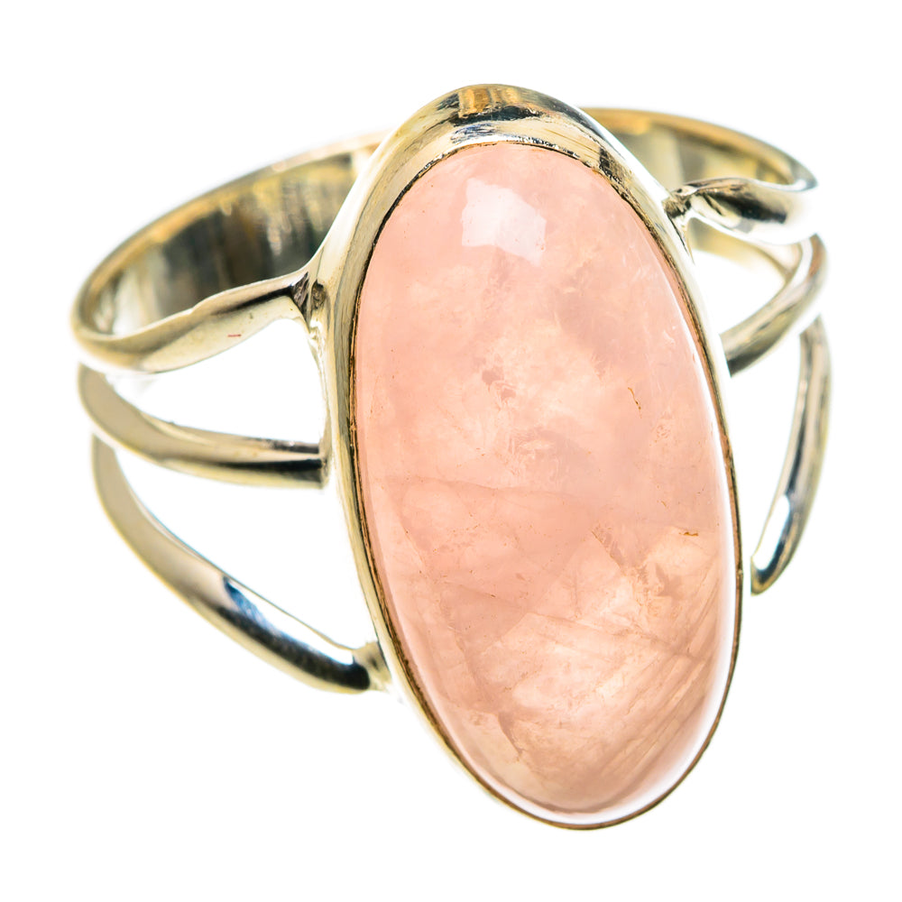 Rose Quartz Rings handcrafted by Ana Silver Co - RING82983