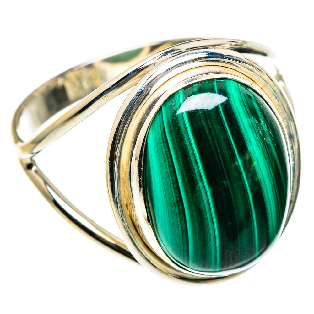 Malachite Rings handcrafted by Ana Silver Co - RING83005