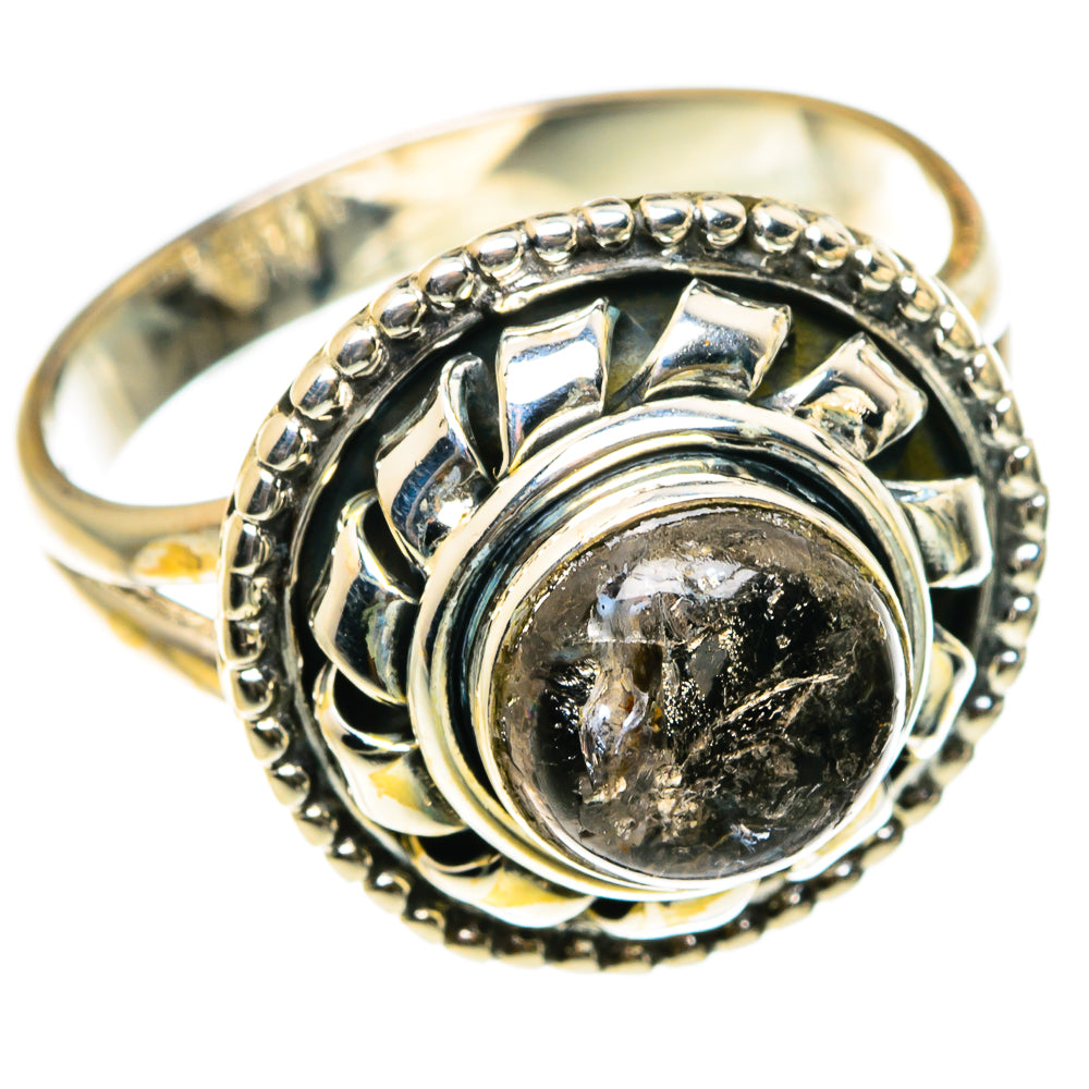 Tourmalinated Quartz Rings handcrafted by Ana Silver Co - RING83040