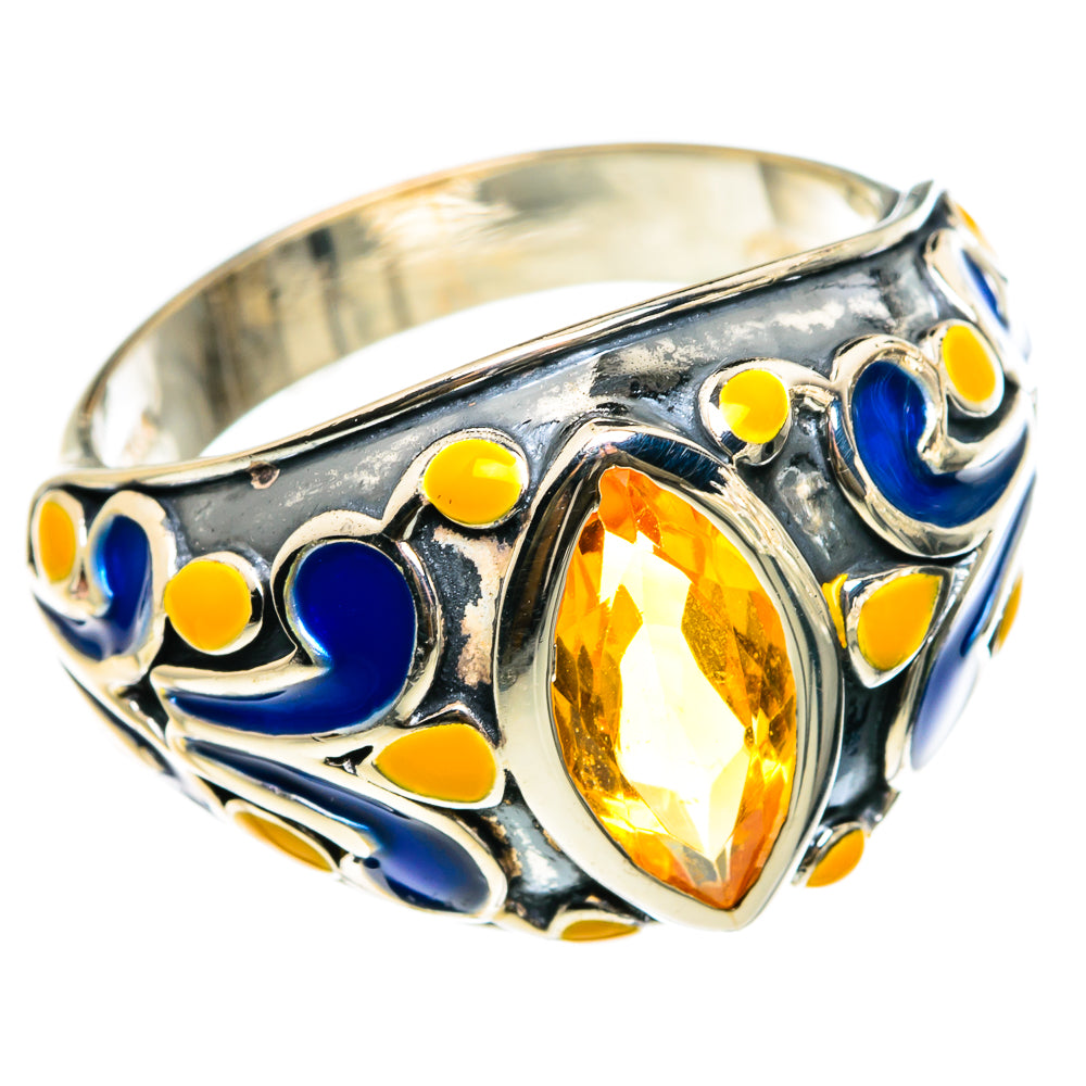 Citrine Rings handcrafted by Ana Silver Co - RING83056