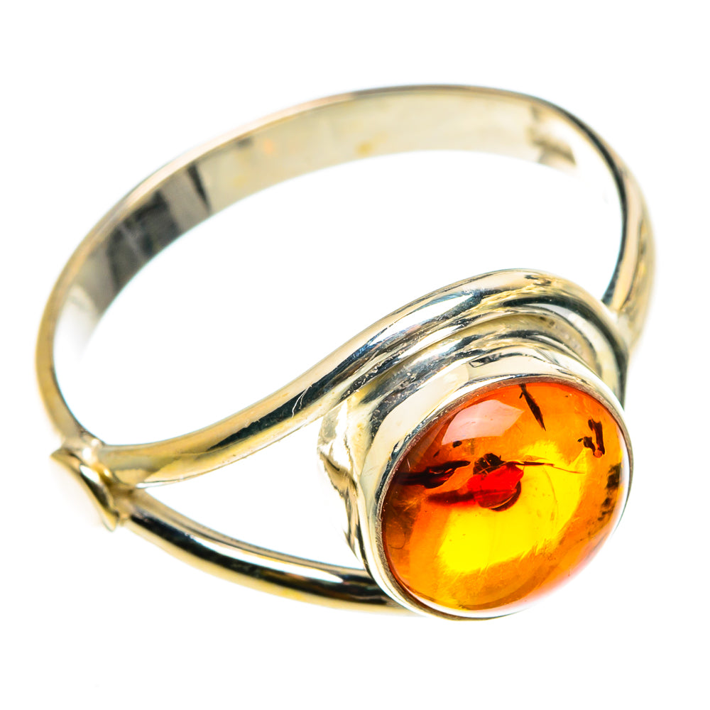 Baltic Amber Rings handcrafted by Ana Silver Co - RING83075