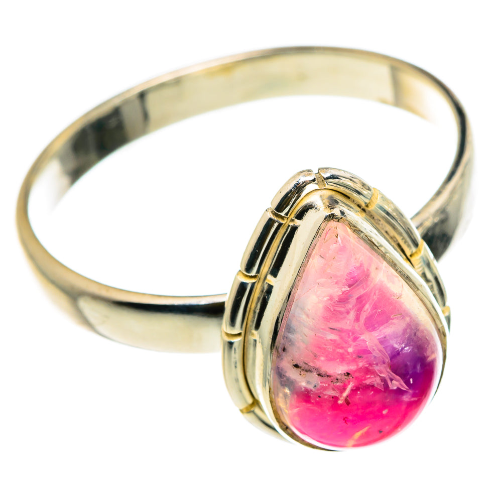 Pink Moonstone Rings handcrafted by Ana Silver Co - RING83077