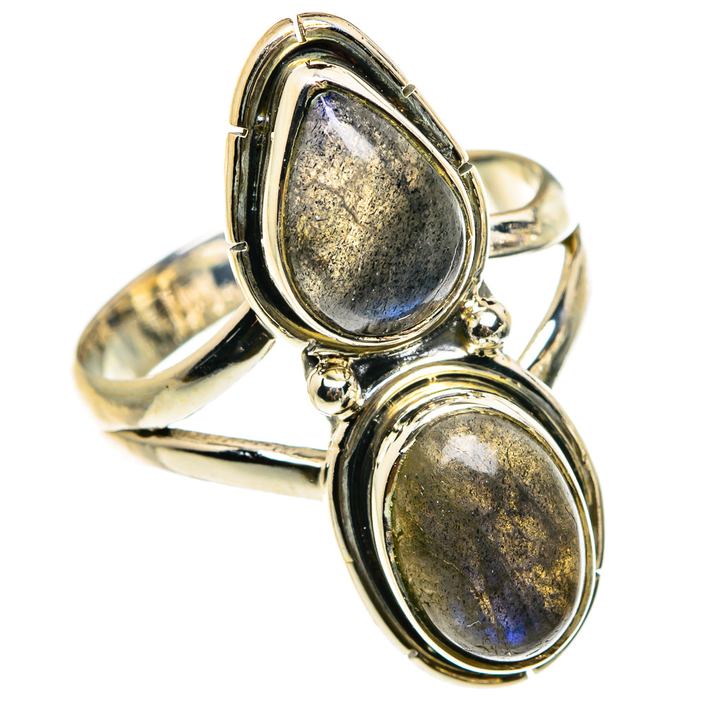 Labradorite Rings handcrafted by Ana Silver Co - RING83094
