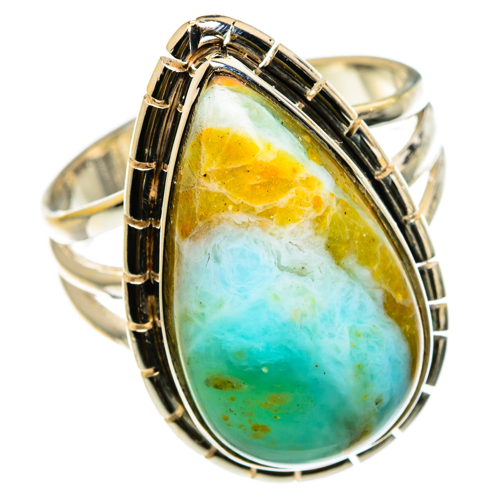 Peruvian Opal Rings handcrafted by Ana Silver Co - RING83099