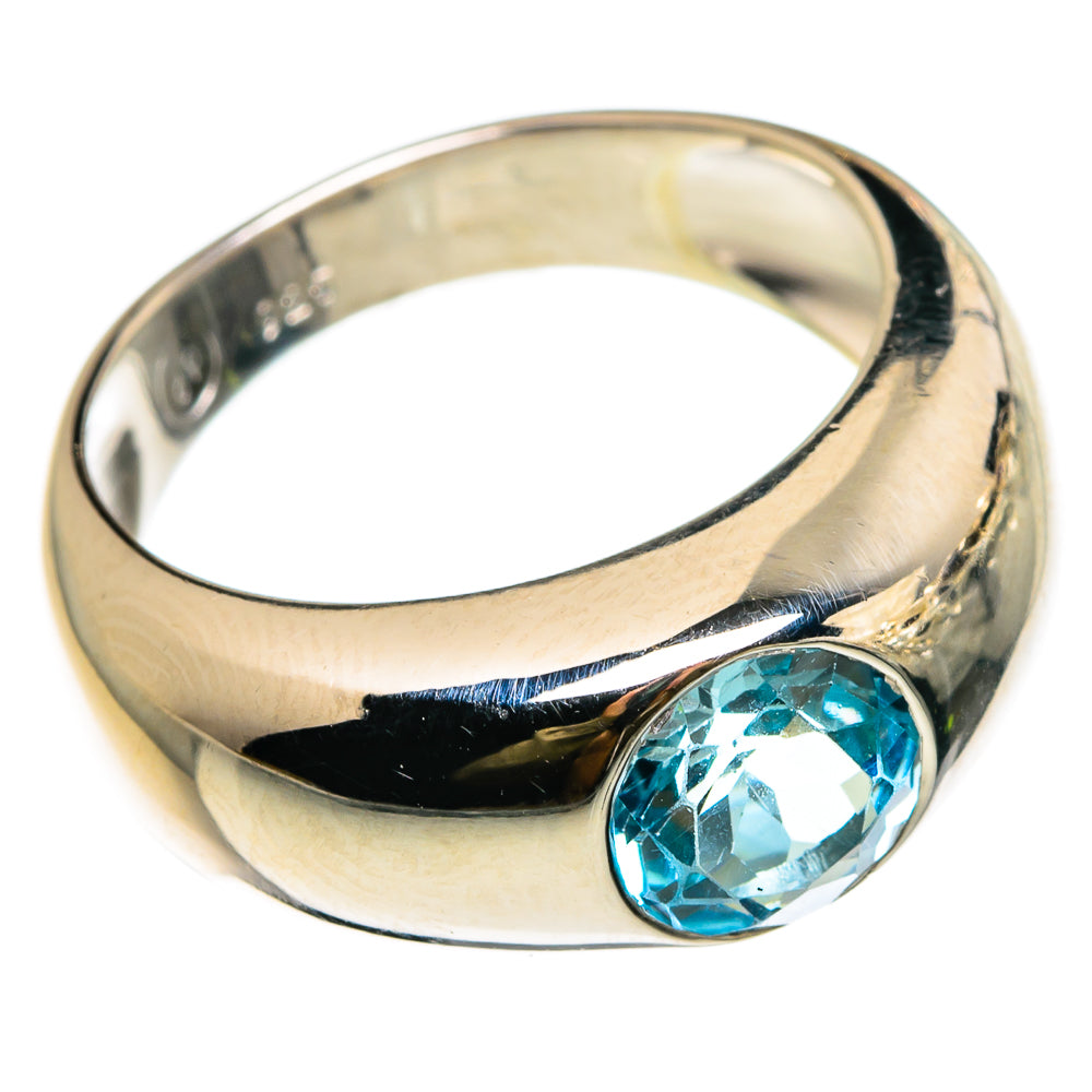 Blue Topaz Rings handcrafted by Ana Silver Co - RING83126