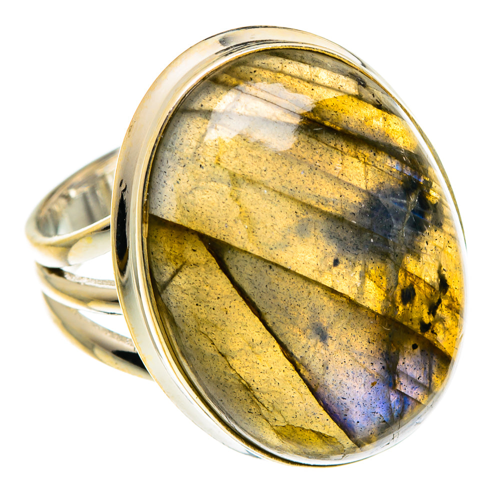 Labradorite Rings handcrafted by Ana Silver Co - RING83130