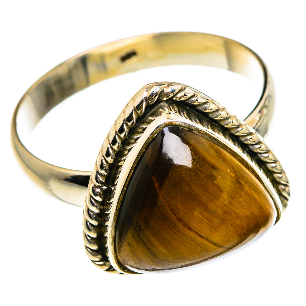 Tiger Eye Rings handcrafted by Ana Silver Co - RING83136
