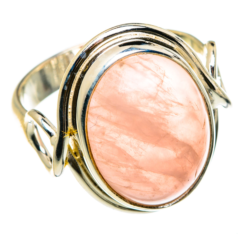 Rose Quartz Rings handcrafted by Ana Silver Co - RING83142